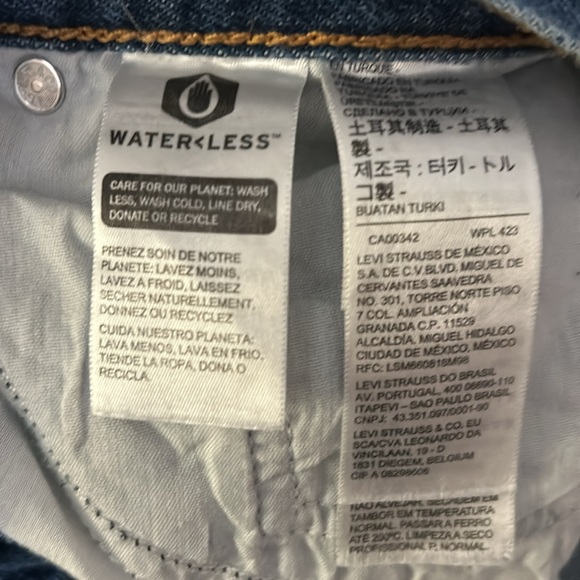 Levi’s Wedgie Straight Fit Medium Wash Ripped Jeans Size 31 - Picture 10 of 11